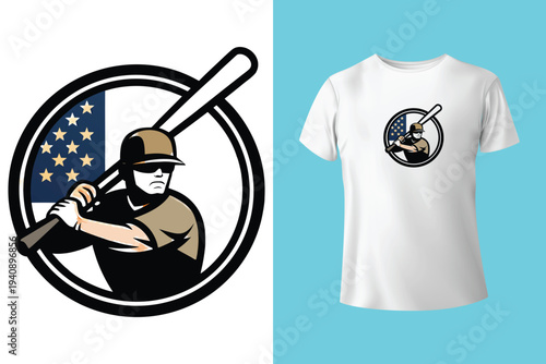 Baseball T shirt - Baseball Lover T shirt Design Template