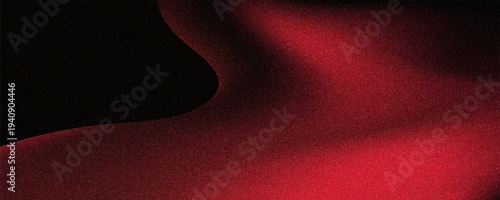 Vibrant red black grainy background glowing color gradient shape on dark noise texture banner header cover poster backdrop designPrint