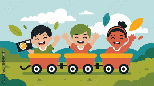 Happy Kids Toy Train