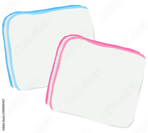 シンプルなガーゼのイラスト ベクター素材