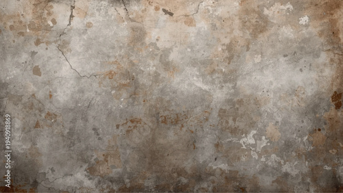 Grunge Concrete Wall Texture Background with Dirty Aged Surface