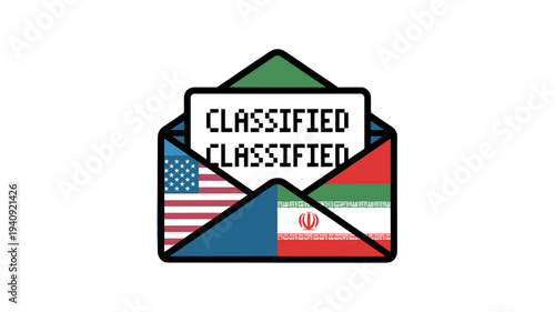 Symbolic Illustration of a Classified Document.