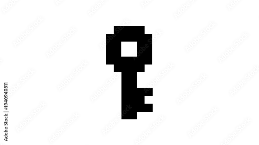 Obraz premium Pixel Key