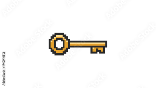 Pixel Key Access Icon