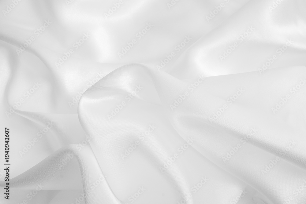 Obraz premium White fabric background. Cloth texture
