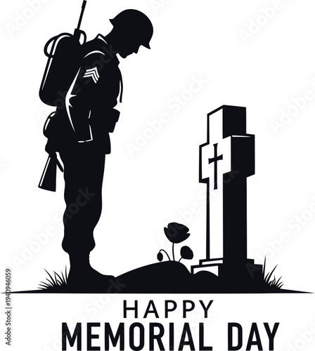 Memorial day tribute to fallen heroes and soldiers