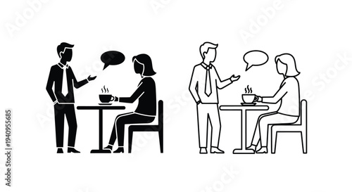 Business people talking meeting Vector