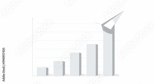 Renewable wind turbine energy production with modern city skyline, clean electricity generation and sustainable green power technology concept illustration