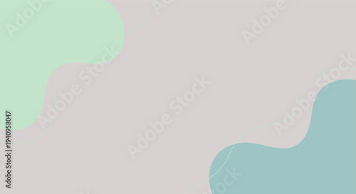 Abstract fluid shapes and organic blobs create a soft, calming background with pastel colors for design and decoration