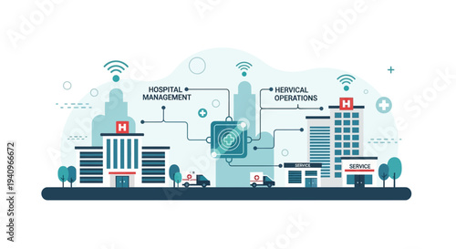 Smart Hospital Network: Digital Healthcare Management and Medical Operations