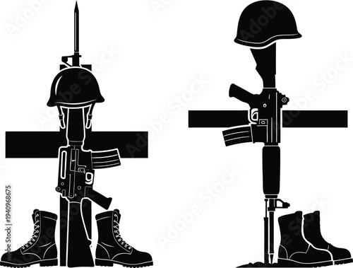 Memorial day tribute to fallen soldiers and military heroes