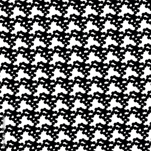 A texture in the form of a cluster of repeating chains of molecules that form the lattice or structure of a protein.