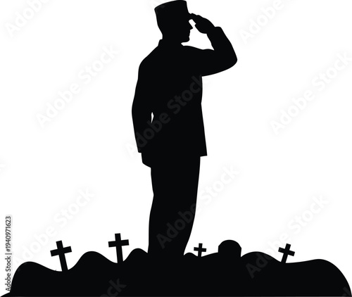 Memorial day tribute honoring fallen heroes and veterans