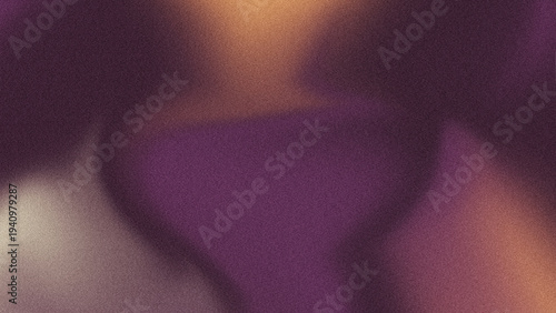 Purple and Warm Brown Abstract Grain Texture Background with Smooth Blended Gradients, Soft Film Noise Surface, Moody Artistic Color Transition Backdrop for Modern Graphic Design