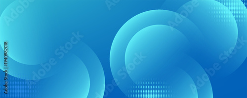 Modern banner background. Abstract frame blue gradations. Circle shape. Colorful. Vector illustration. eps 10