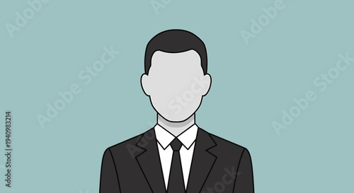 Professional Business Team Icon Representing Collaboration and Corporate Success