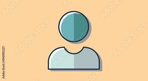 Professional Business Team Icon Representing Collaboration and Corporate Success