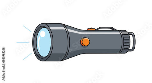 Illuminating device casting a focused beam of light, a portable illumination tool for exploration and visibility