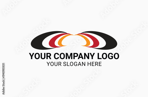 Creative simple logo template. symbol logo design vector illustration.