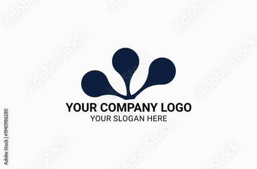 Simple creative logo design template illustration. graphic vector. Symbol, icon, creative.