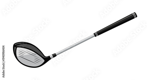 Modern Driver Golf Club Isolated on White Background for Sports and Recreation