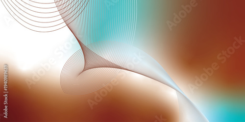 Abstract DarkTurquoise, DarkRed and white glowing curves sweeping across a dark atmospheric backdrop with scattered micro sparkles, modern digital tech theme, vector style