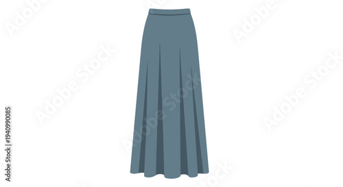 Elegant Teal Pleated Maxi Skirt: A Versatile Fashion Staple for Any Wardrobe