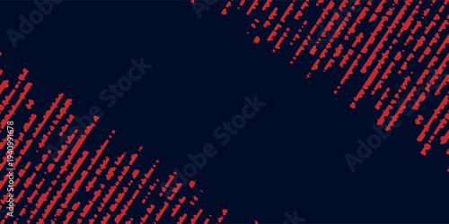 Red halftone dots blue color pattern gradient grunge texture background. Dot pop art comic sport style vector illustration.