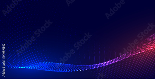 abstract blue wave background
