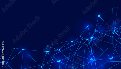 abstract blue background with lines