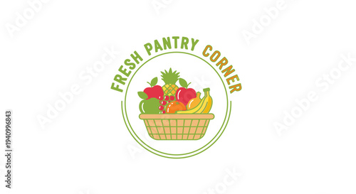 Fresh Pantry Corner Logo with Basket.