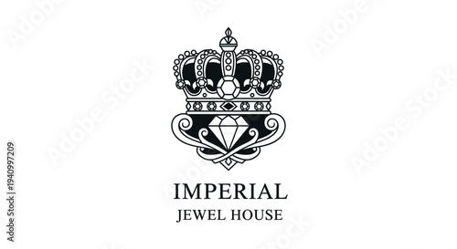 Imperial Jewel House Logo Crown Design.