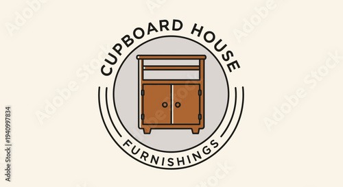 Wooden Cabinet with Drawers and Doors.