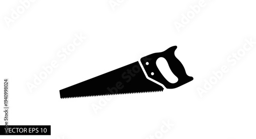 Hand Saw Tool Cutting Woodwork Equipment.