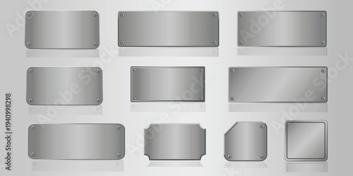 Silver Metallic Label Collection