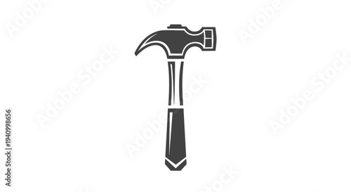Claw Hammer Tool Illustration Isolated White 1.