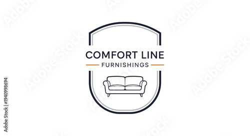 Comfort Line Furnishings Logo Design.