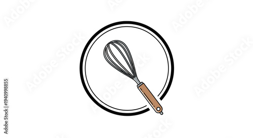 Illustration of Whisk in Circle.