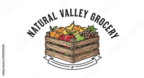 Crates of Fresh Fruits and Vegetables 1.