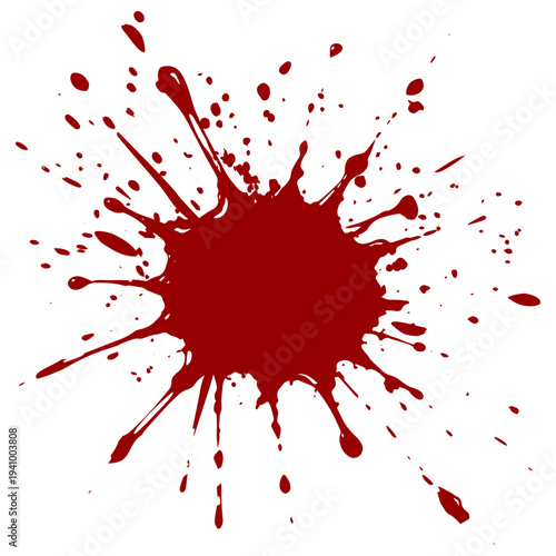 Blood Splatter Splash Stain Illustration