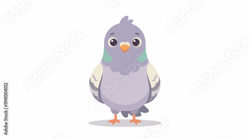 blue bird with a red bow