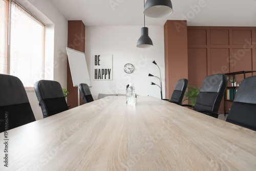 Interior of meeting room wi...