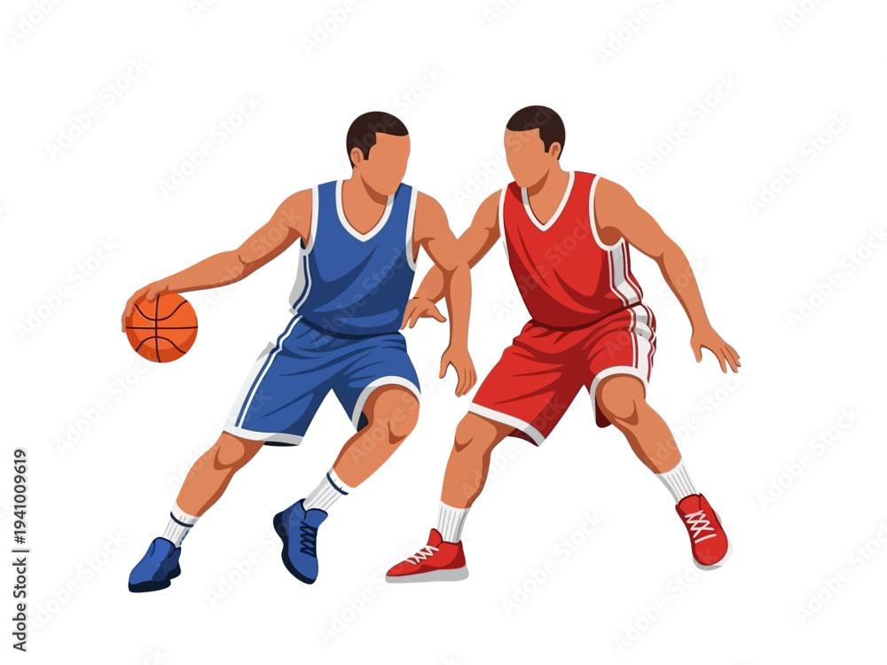 Obraz premium basketball player with ball