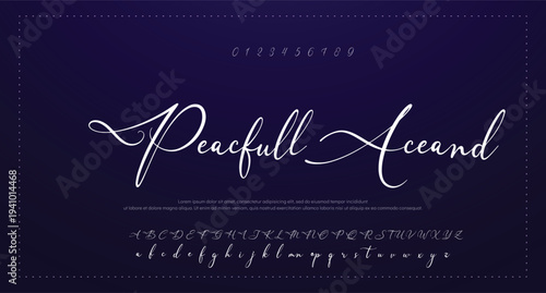  Signatures Handsaw Brush Script Logotype Font lettering handwritten 