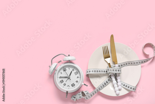 Table setting with tape mea...