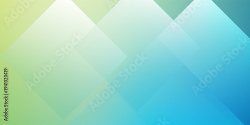 Abstract Blue Green Gradient Geometric Background With Soft Light Minimal Modern Design For Web eps10