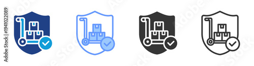 Procurement Policy  icon set multiple style collection