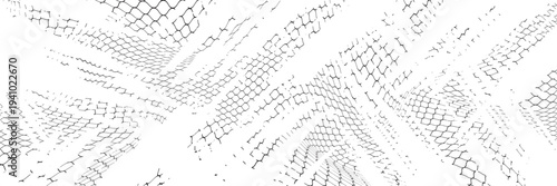 Broken wire mesh fence. Rabitz or chain link fence with cut hole. Torn wire pirson mesh texture. Cut metal lattice grid. Vector illustration