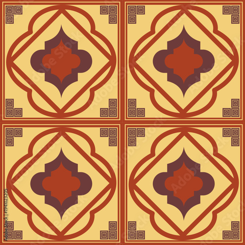 beautiful tile designs cause nice patchwork which are suitable for flooring of beautiful houses rooms halls cafes hotels and other architectures and they can be fore textile design such as clothing as