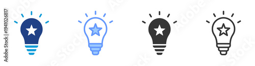 Brand Strategy icon set multiple style collection